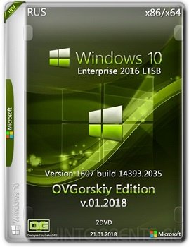 Windows 10 Enterprise (x86-x64) LTSB 1607 + Office16 by OVGorskiy (01.2018) [Rus]