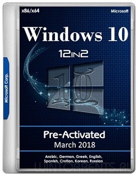 Windows 10 AIO 12in2 (x86-x64) RS3 1709.16299.251 Pre-Activated March 2018 by TeamOS (2018) [Ru/En]