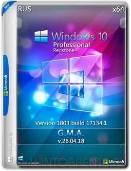 Windows 10 Professional (x64) RS4 by G.M.A. v.26.04.18