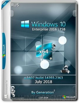 Windows 10 Enterprise (x64) LTSB 14393.2363 July 2018 by Generation2
