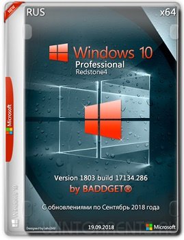 Windows 10 rs4 Pro (x86-x64) v.1803.17134.286 by BADDGET