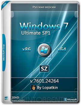 Windows 7 Ultimate SP1 (x86-x64) 7601.24264 SZ by Lopatkin