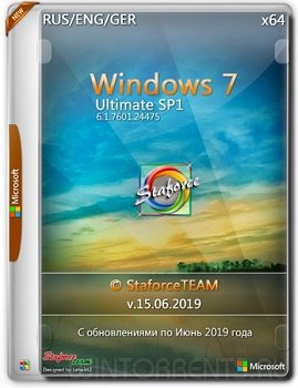 Windows 7 Ultimate SP1 (x64) RTM by StaforceTEAM v.15.06.2019