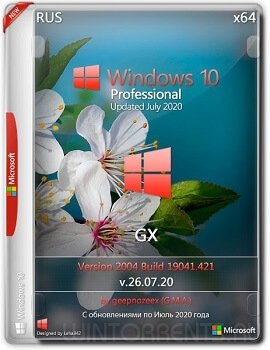 Windows 10 Pro (x64) 2004.19041.421 GX by G.M.A. v.26.07.20