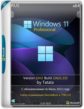 Windows 11 Professional (x64) 22H2.22621.232 by Tatata