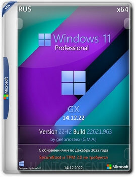 Windows 11 Pro (x64) 22H2.22621.963 GX 14.12.22
