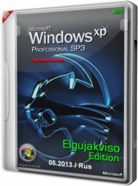 WINDOWS XP PRO SP3 ELGUJAKVISO EDITION (32BIT) (05.2013) РУССКИЙ