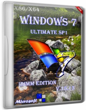 WINDOWS 7 ULTIMATE SP1 X86/X64 IDIMM EDITION V.15.13 (2013) РУССКИЙ