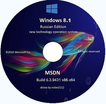 Microsoft Windows 8.1 Enterprise 6.3.9431 x86-х64 RU by Lopatkin (2013) Русский