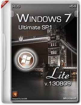Microsoft Windows 7 Ultimate SP1 x64 RU Lite by Lopatkin (2013) Русский