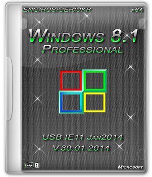 Windows 8.1 Professional x64 Heavieri IE11 (2014) Русский
