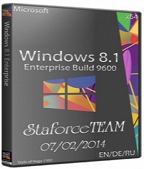 Windows 8.1 x64 RTM Build 9600 Enterprise StaforceTEAM (2014) Русский