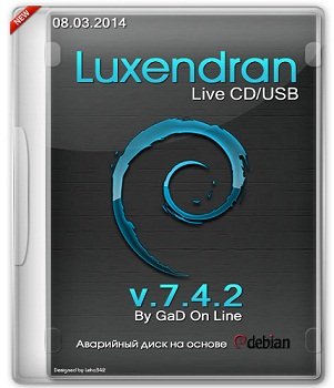 Luxendran 7.4.2 Live CD-USB (2014) Русский