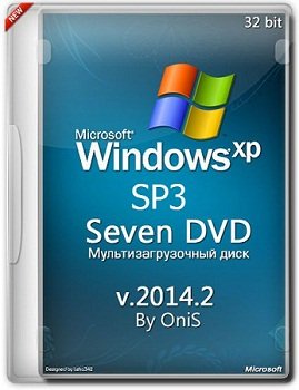 Windows XP SP3 х86 Seven DVD 2014.3 by OniS (2014) Русский