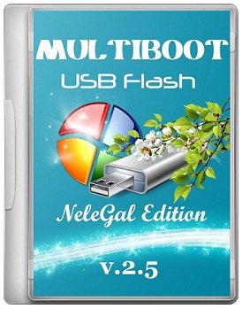 Multiboot USB Flash NeleGal Edition + UEFI v2.5 (2014) Русский