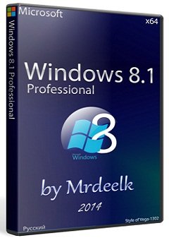 Windows 8.1 Proffesional x64 by Mrdeelk (2014) Русский