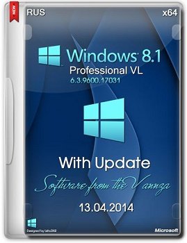 Windows 8.1 Professional VL x64 with Update by Vannza (2014) Русский