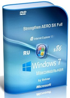 Windows 7 Ultimate х86 STRAero by Golver 04.2014 (2014) Русский