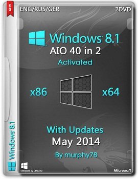 Windows 8.1 AIO 40in2 x86-x64 With Update (May 2014) GER/UKR/ENG/RUS
