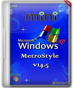 Windows XP SP3 x86 Mini MetroStyle v14.5 (2014) Rus