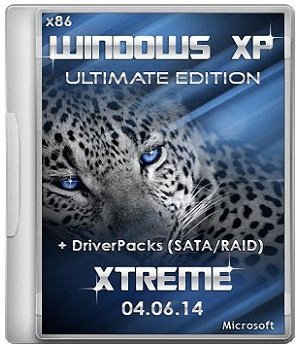 Windows XP Sp3 XTreme Ultimate Edition 04.06.14 + DriverPacks (SATA/RAID) [2014] Rus