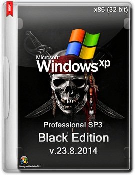 Windows XP Professional SP3 x86 Black Edition v.23.8.2014 (2014) Rus