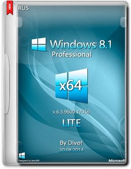 Windows 8.1 Pro by Divet x64 Lite Version (2014) Rus