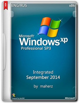 Windows XP Pro SP3 x86 Integrated September By Maherz (2014) Rus