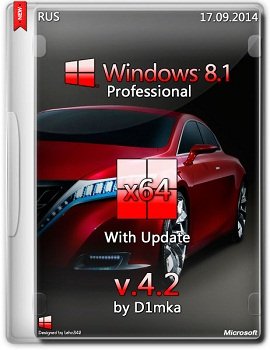 Windows 8.1 Professional x64 Update by D1mka v4.6 (2014) Rus