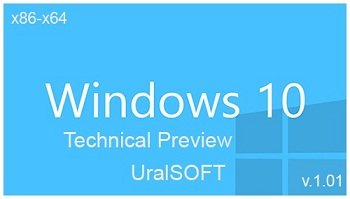 Windows 10 Technical Preview v.1.01 x86-x64 by UralSOFT (2014) Rus