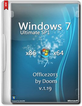 Windows 7 Ultimate Office2013 by Doom v.1.19 x86-x64 (2014) Rus