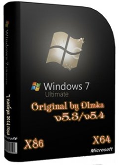 Windows 7 SP1 Ultimate x86-x64 Original by D1mka v5.3 v5.4 (2014) Rus