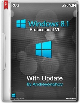 Windows 8.1 Professional (x86-x64) VL with Update 3 by Andreyonohov 2DVD (2014) [Rus]