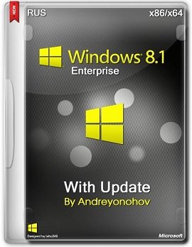 Windows 8.1 Enterprise (x86-x64) with Update 3 by Andreyonohov 2DVD (2014) [Rus]