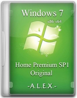 Windows 7 Home Premium SP1 (x86-x64) Original by -A.L.E.X.- (22.12.2014) [Ru/En]