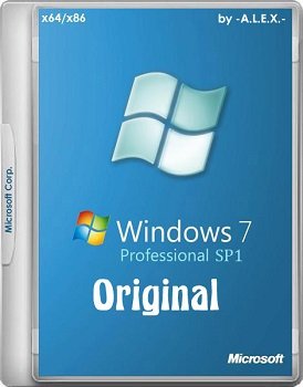 Windows 7 Professional SP1 Original by -A.L.E.X.- 23.12.2014 (x86/x64) [RUS/ENG]
