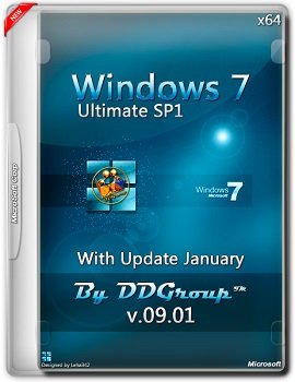 Windows 7 Ultimate SP1 x64 with Update (January) [v.09.01] by DDGroup™ [Ru]