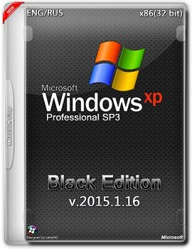 Windows XP Pro SP3 Black Edition v.2015.1.16 (х86) (2015) [En/Ru]