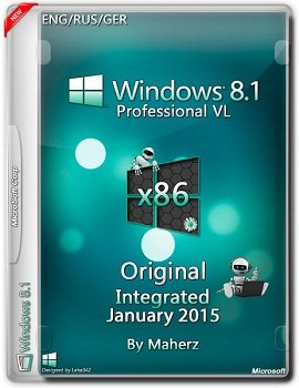 Windows 8.1 Professional VL x86 Integrated January 2015 By Maherz (2015) [ENG/RUS/GER]