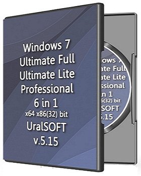 Windows 7 (x86-x64) 6 in 1 UralSOFT v5.15 (2015) [Rus]