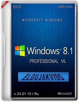 Windows 8.1 Pro (x86/x64) by Elgujakviso Edition (2015) [Ru]