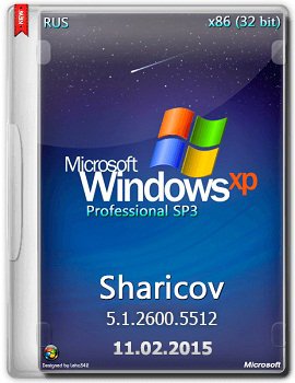 Windows XP Professional SP3 VL Russian (x86) By Sharicov (11.02.2015) [RUS]