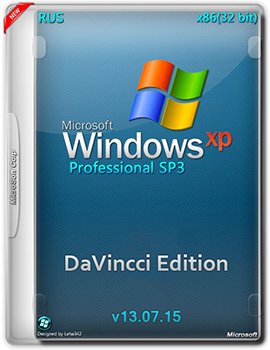 Windows XP Professional SP3 (x86) DaVincci Edition v13.07.15 (2015) [Rus]