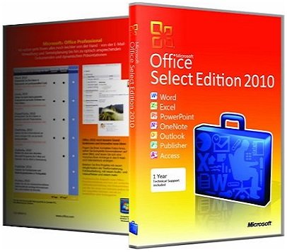Microsoft Office 2010 SP2 Select Edition 14.0.7153.5000 RePack by KpoJIuK [Rus]
