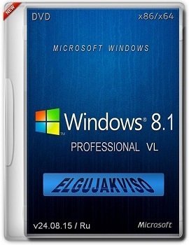 Windows 8.1 Pro (x86-x64) VL Elgujakviso Edition v24.08.15 (2015) [Rus]
