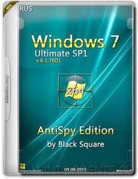 Windows 7 Ultimate SP1 (x64) AntiSpy Edition by Black Square (2015) [Rus]