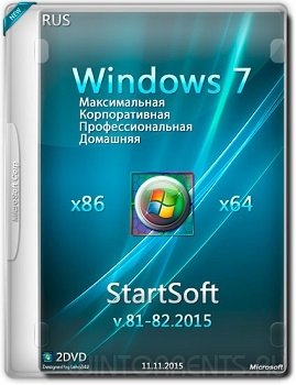 Windows 7 SP1 StartSoft 81-82 (x86-x64) [Ru]
