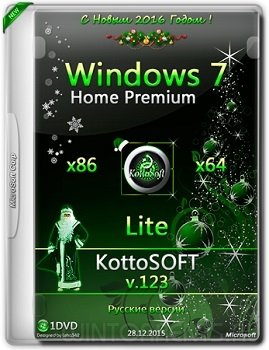 Windows 7 Home Premium (x86-x64) Lite KottoSOFT v.123 (2015) [Rus]