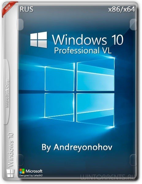 Windows 10 Pro (x86-x64) VL 10586 Version 1511 (Updated Apr 2016) by Andreyonohov 2in1DVD [Rus]