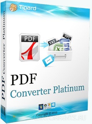 Tipard PDF Converter Platinum 3.3.6 RePack (& Portable) by TryRooM (2016) [Ru\En]